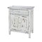 Alaterre Furniture Country Cottage Accent Cabinet, White Antique Finish ACCA23WA - alternate 1